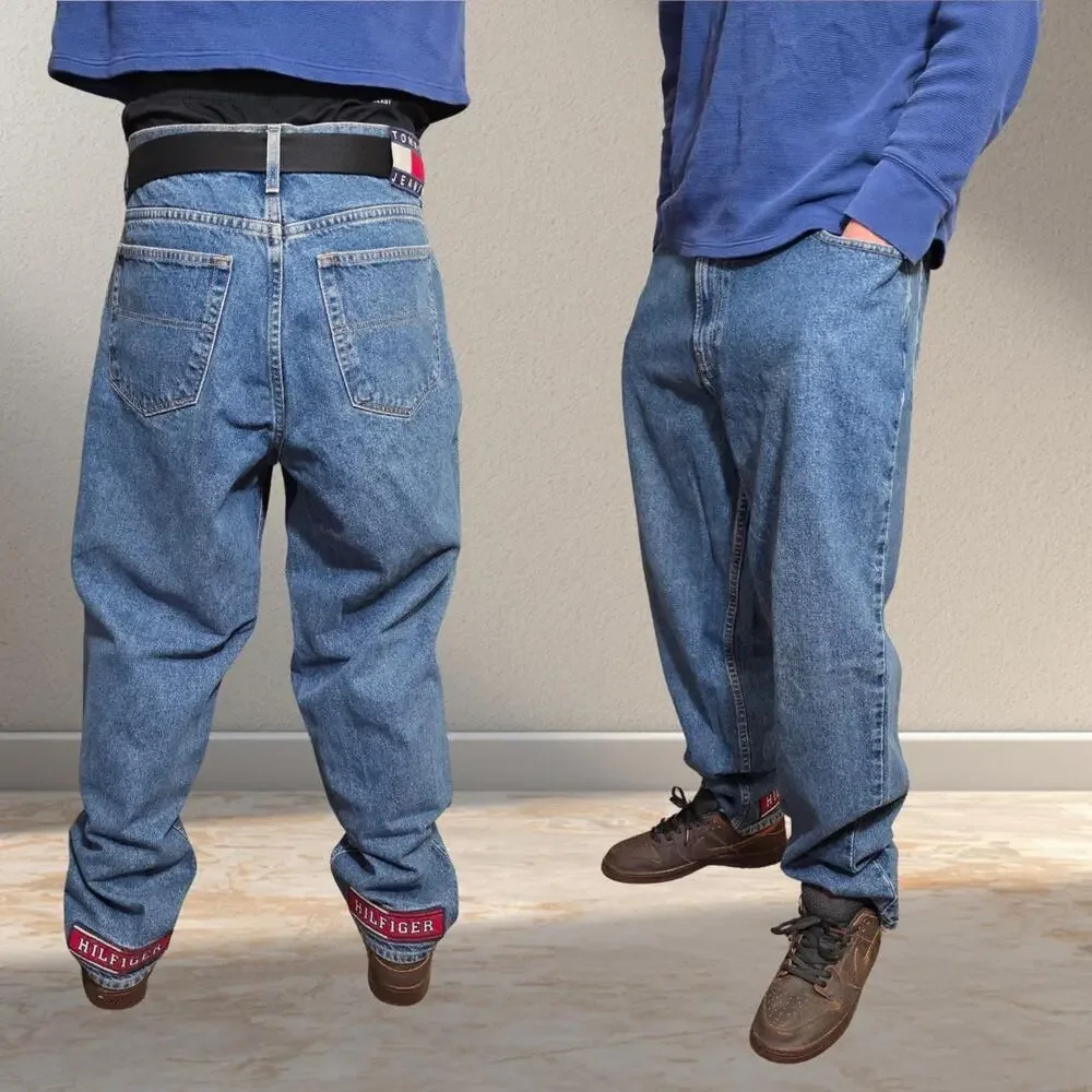 Vintage Tommy Hilfiger Baggy Denim Jeans (38x32)